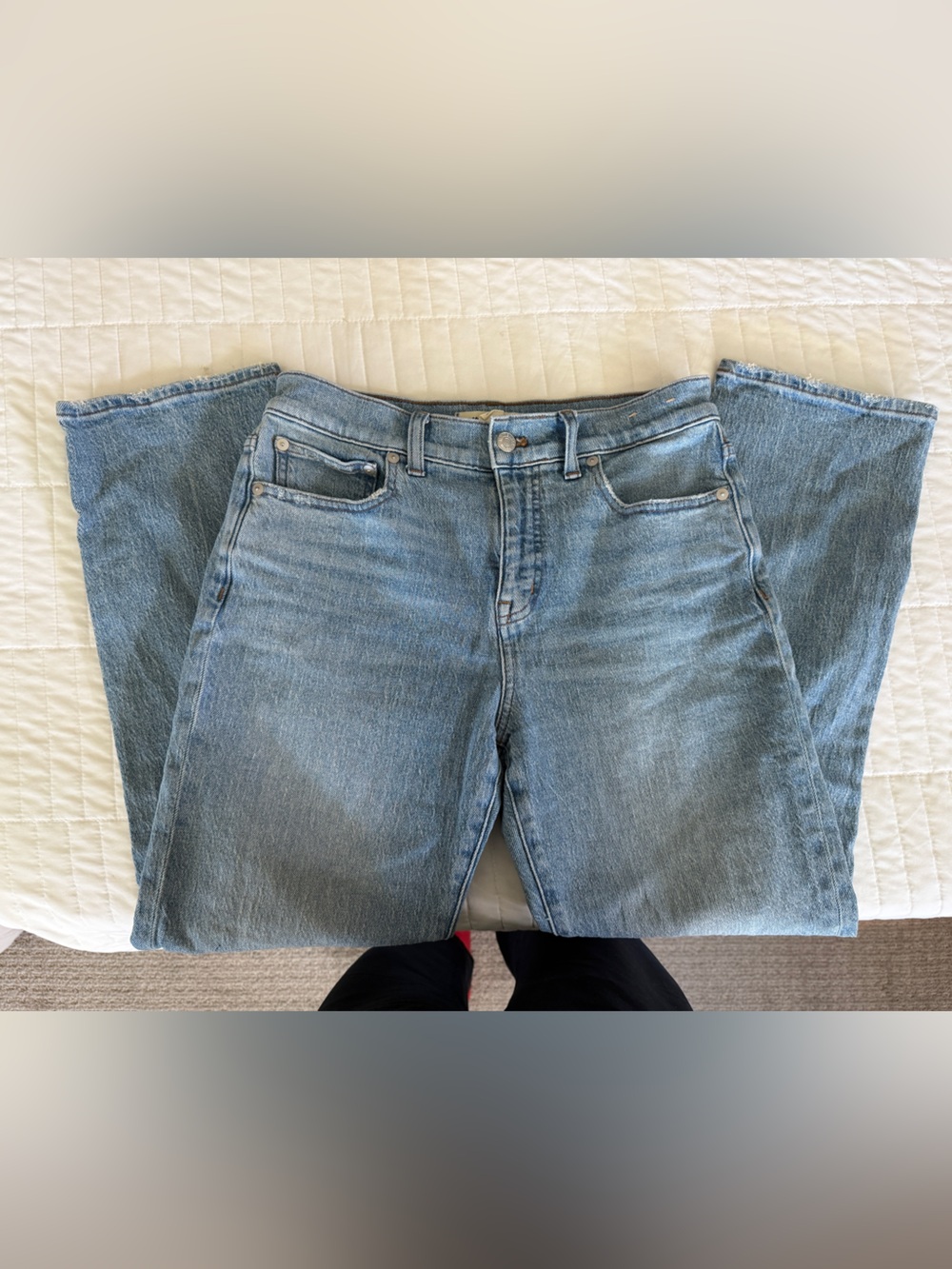 Madewell Women's Light Blue Wide-Leg Jeans